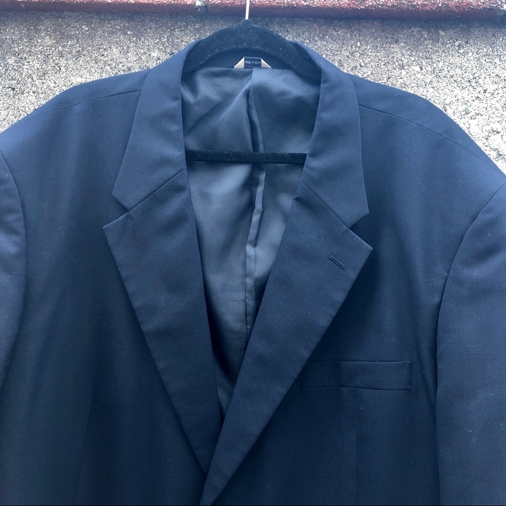 George Foreman Confort Zone Navy Blazer Jacket 58R - Picture 2 of 7